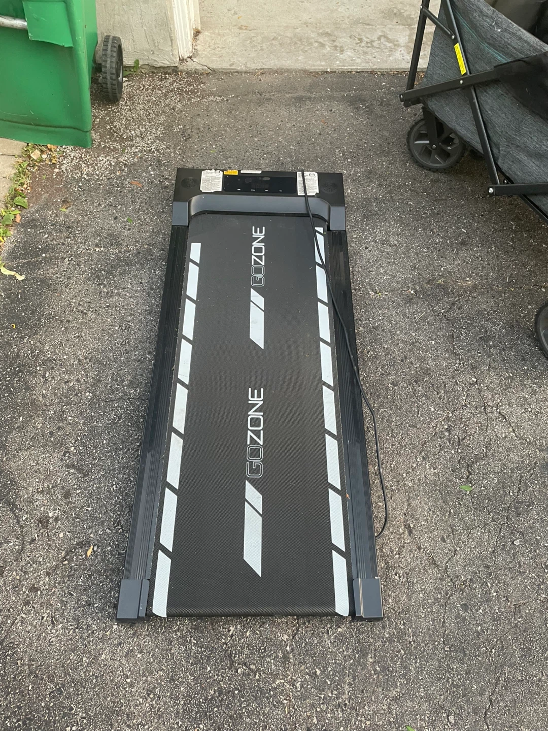 Go zone walkpad treadmill