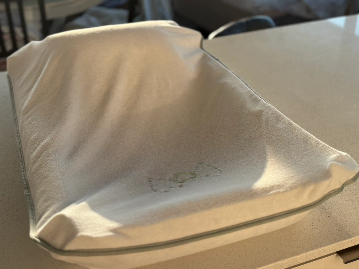 White Baby Changing Pad with cushion
