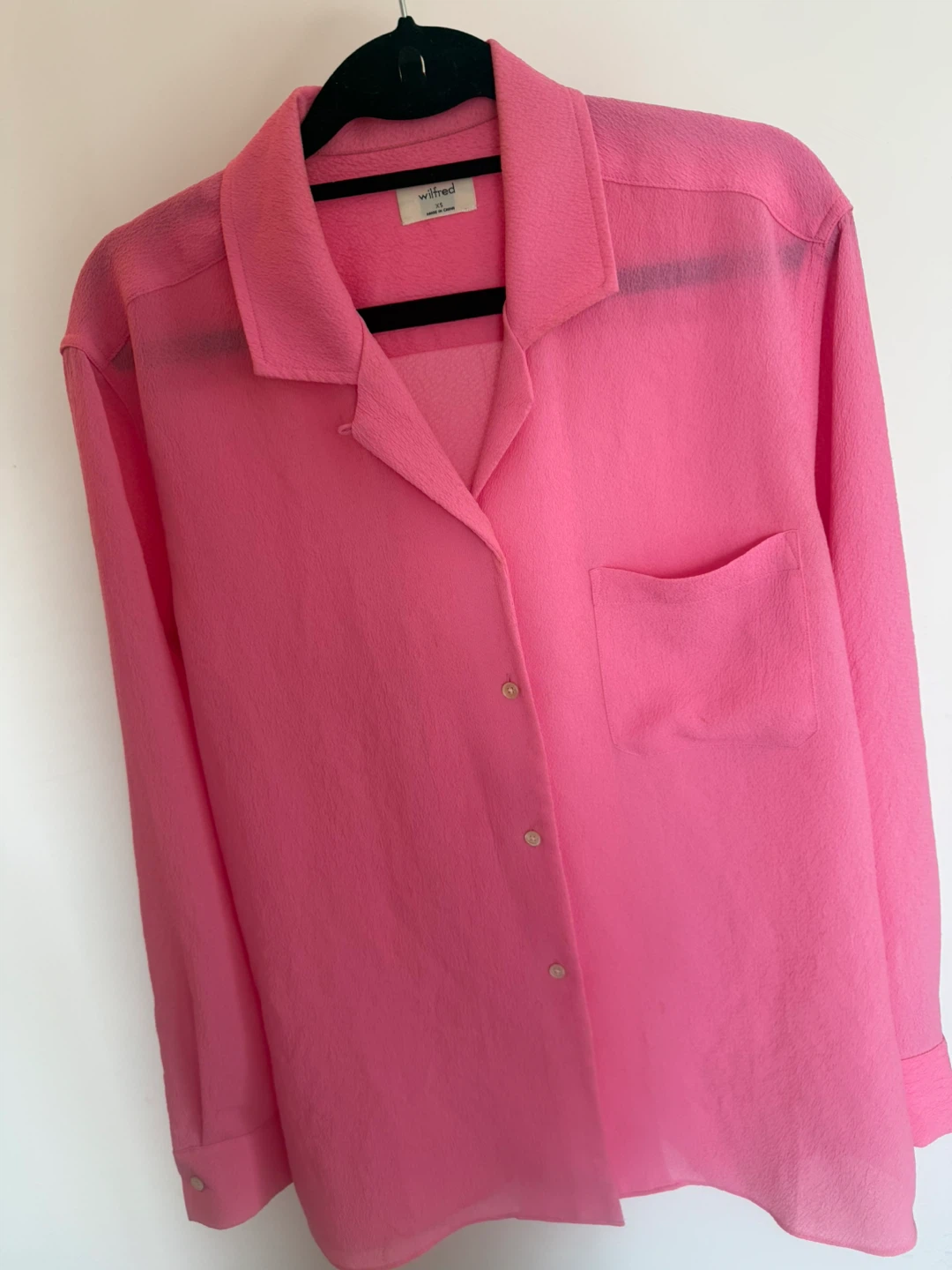 Wilfred Pink Pink Button-Up Shirt