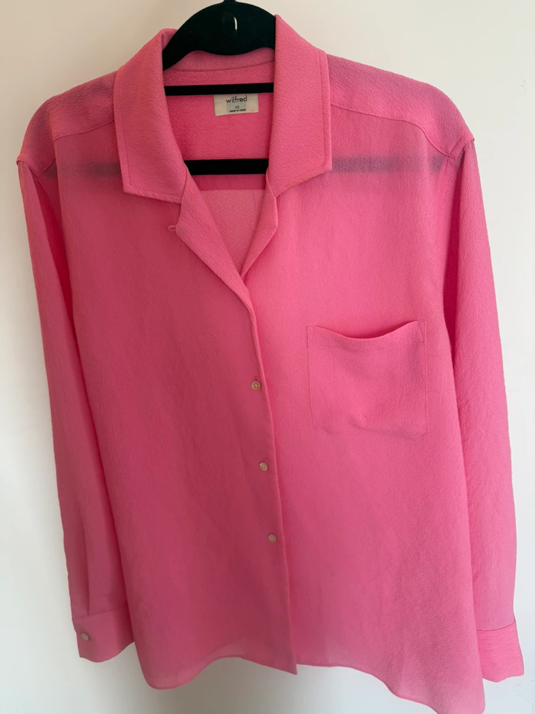 Wilfred Pink Pink Button-Up Shirt - photo 2