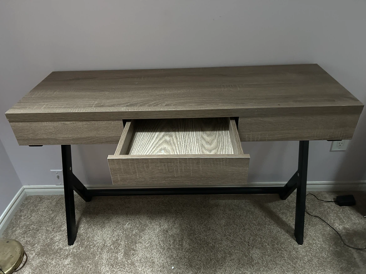 Modern Desk with Drawers - photo 3