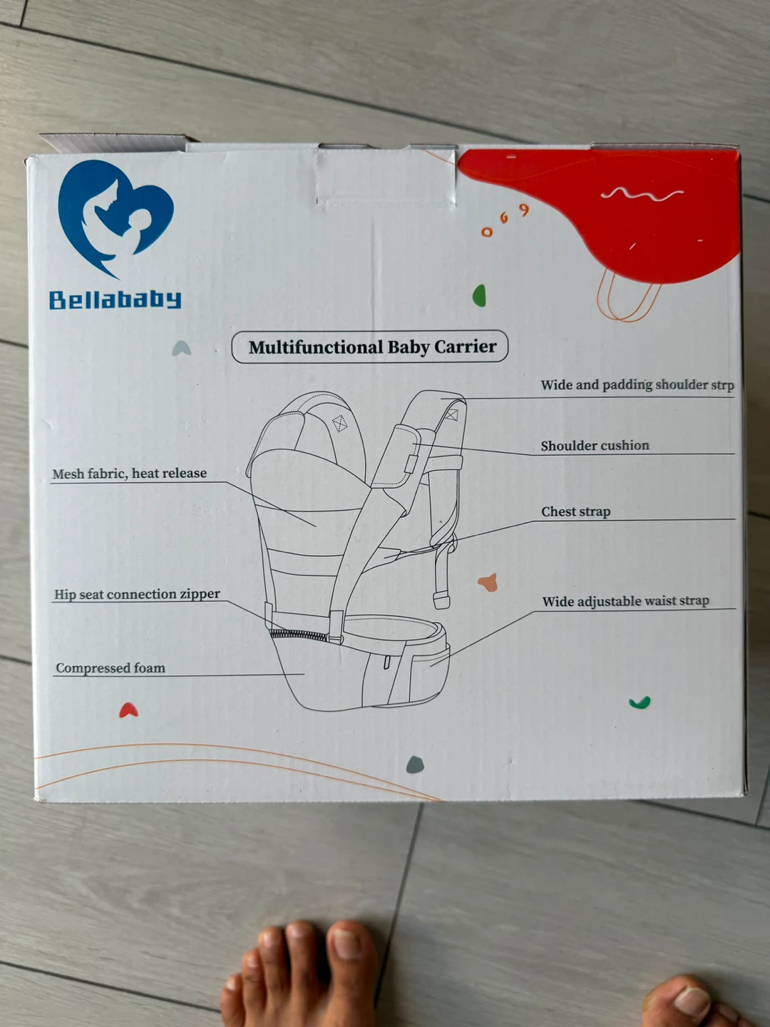 Bellababy Multifunctional Baby Carrier Hip Seat - photo 2