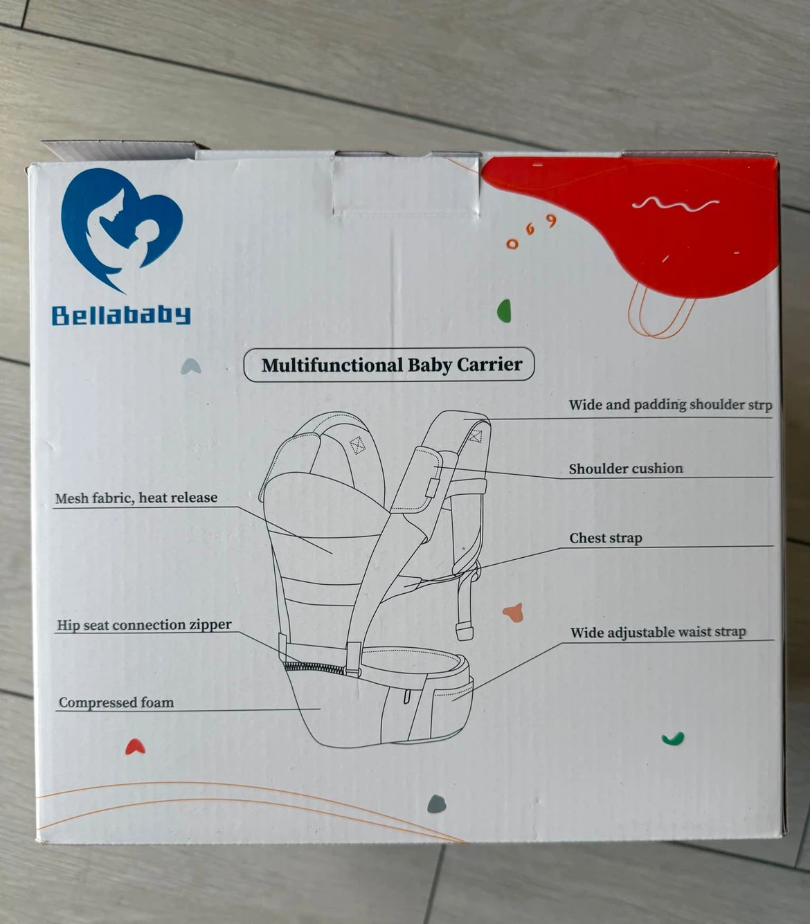 Bellababy Multifunctional Baby Carrier Hip Seat - photo 3