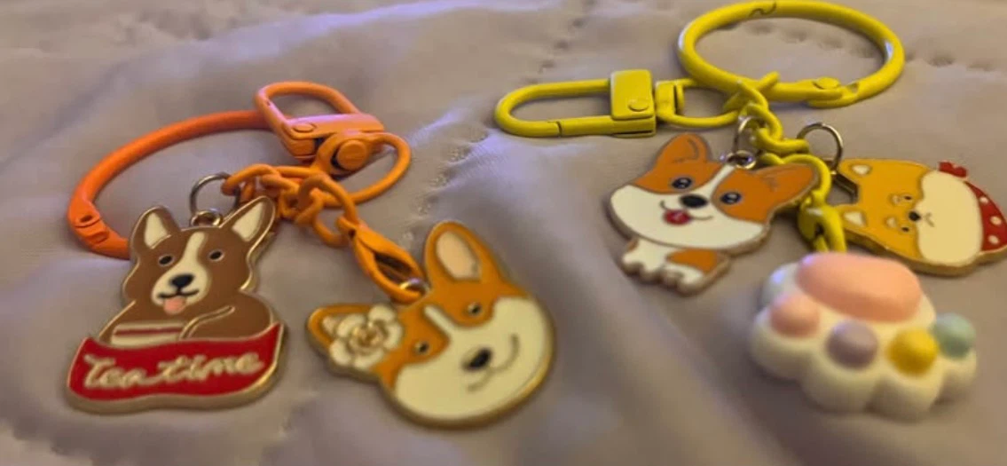 Cute Dog Themed Keychains