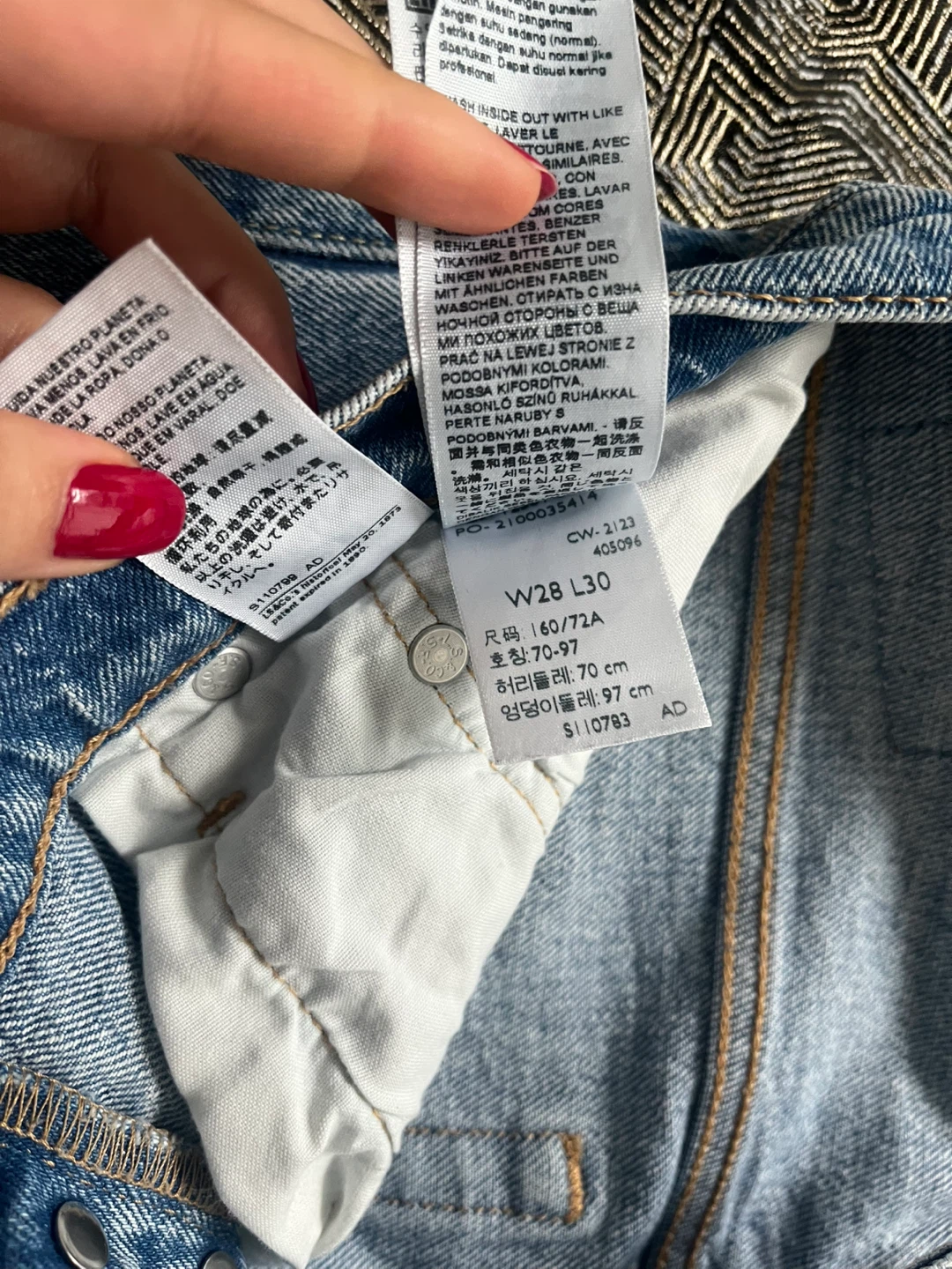 Levi's Premium Straight Leg Jeans W28 L30 - photo 2
