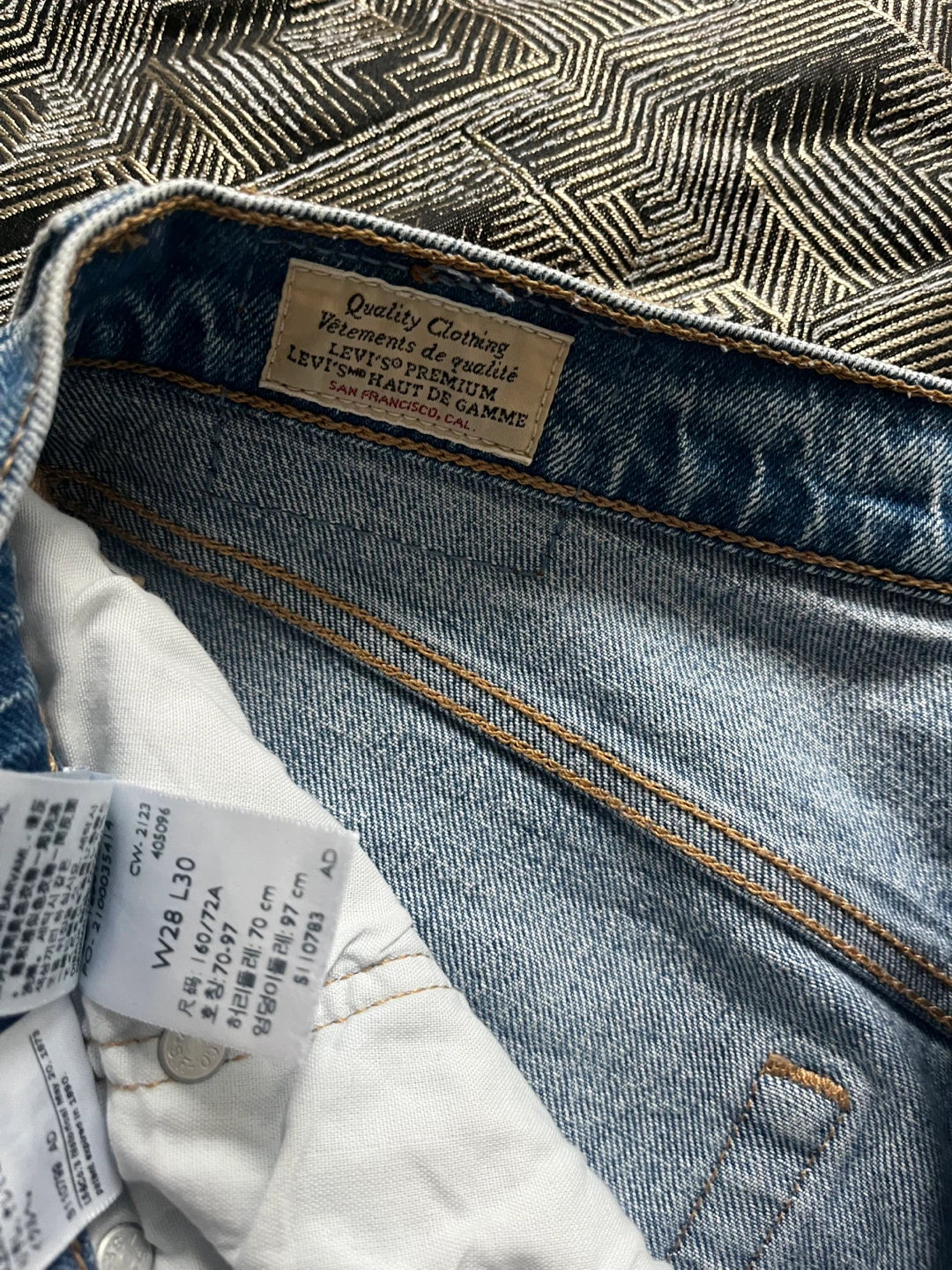 Levi's Premium Straight Leg Jeans W28 L30 - photo 3