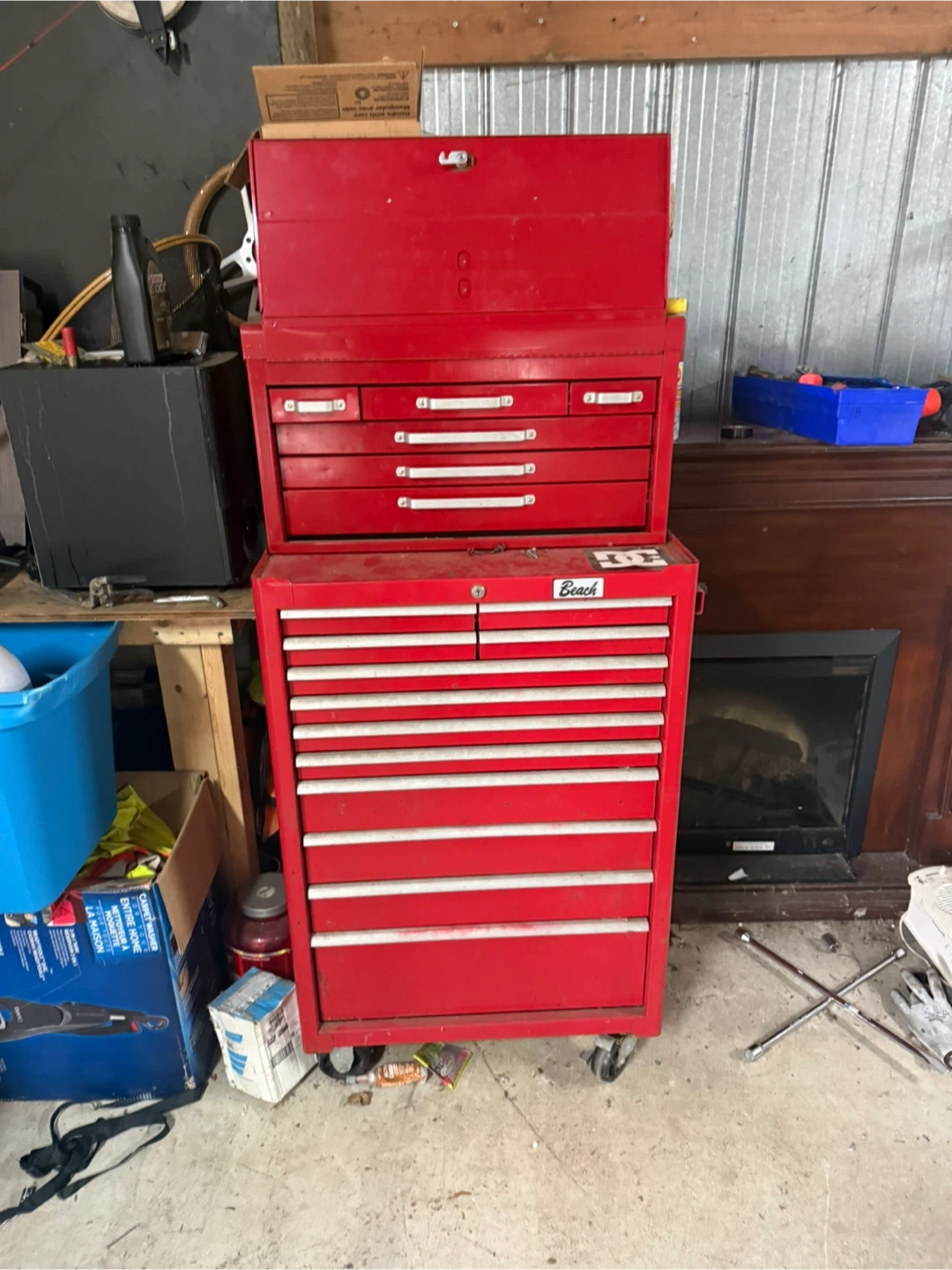 Red Beach Tool Chest