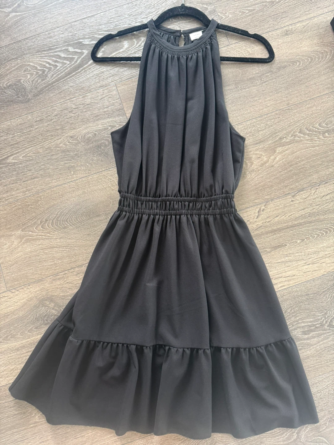 Black Wilfred High Neck Dress