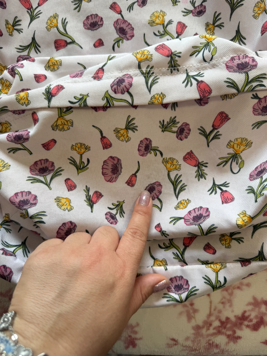 Vans "Off The Wall" Floral Backpack - photo 4