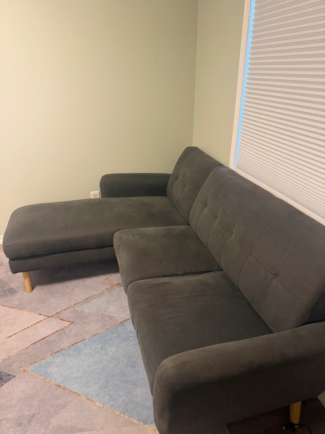 Grey Sectional Sofa - photo 3