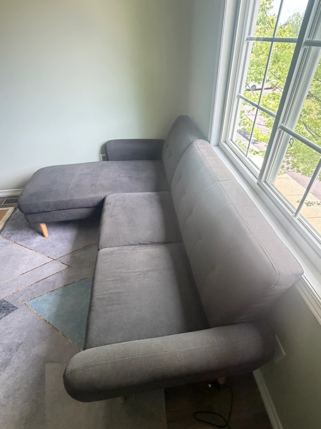 Grey Sectional Sofa - photo 4