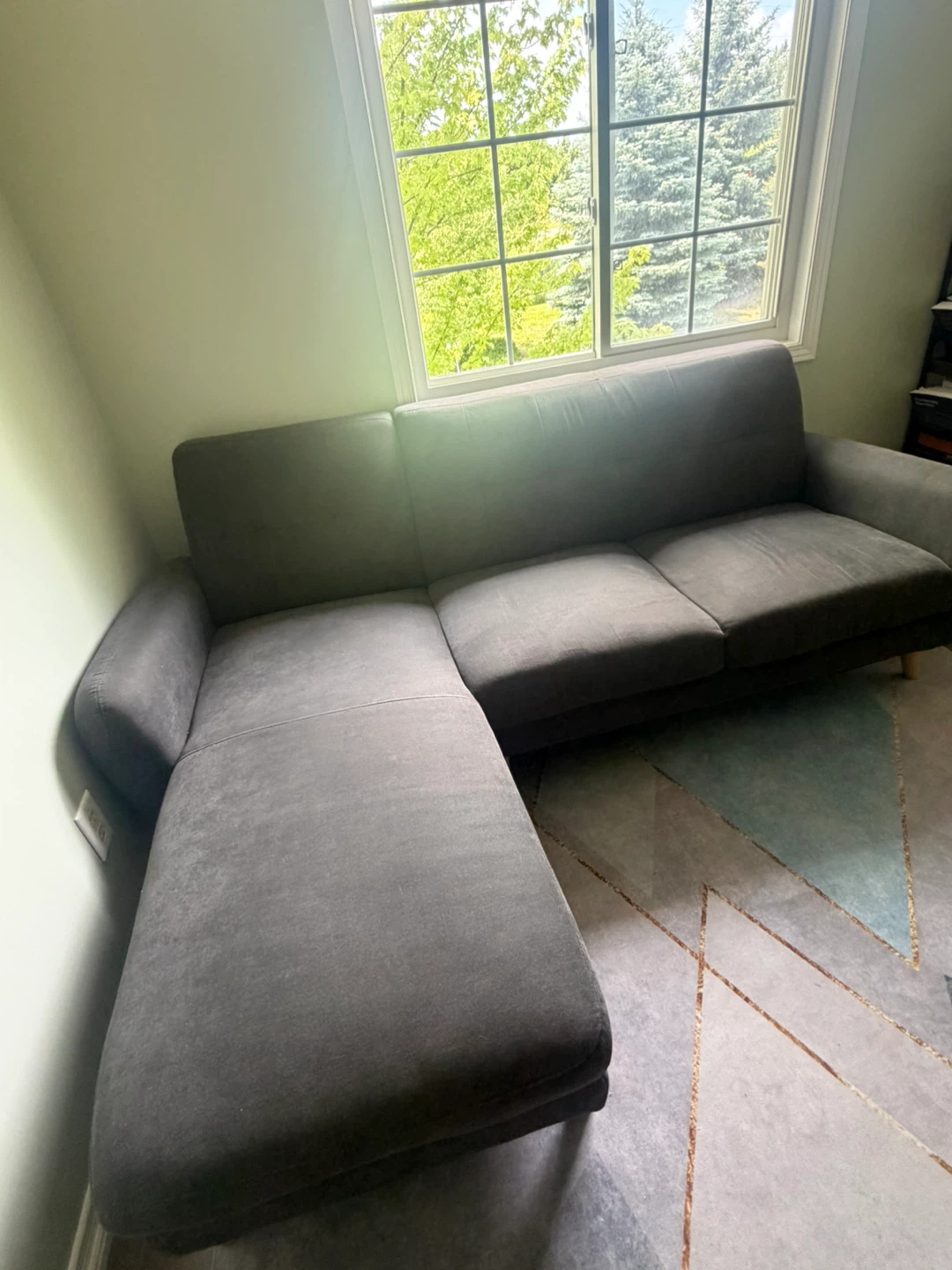 Grey Sectional Sofa - photo 5
