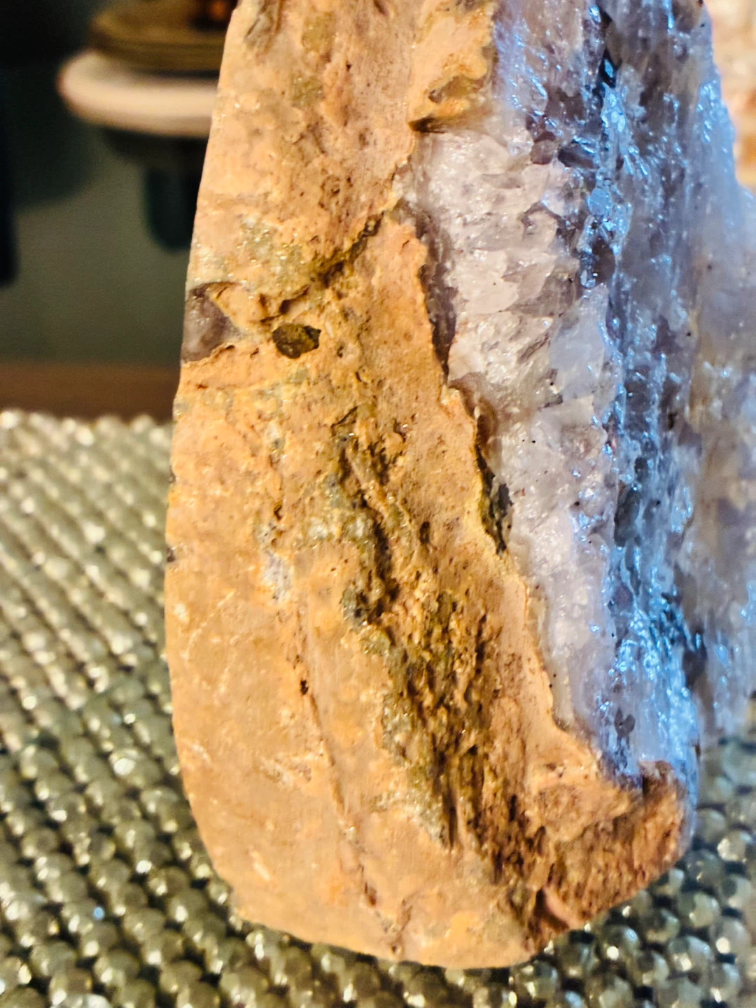 Amethyst Geode Slice Decor - photo 5
