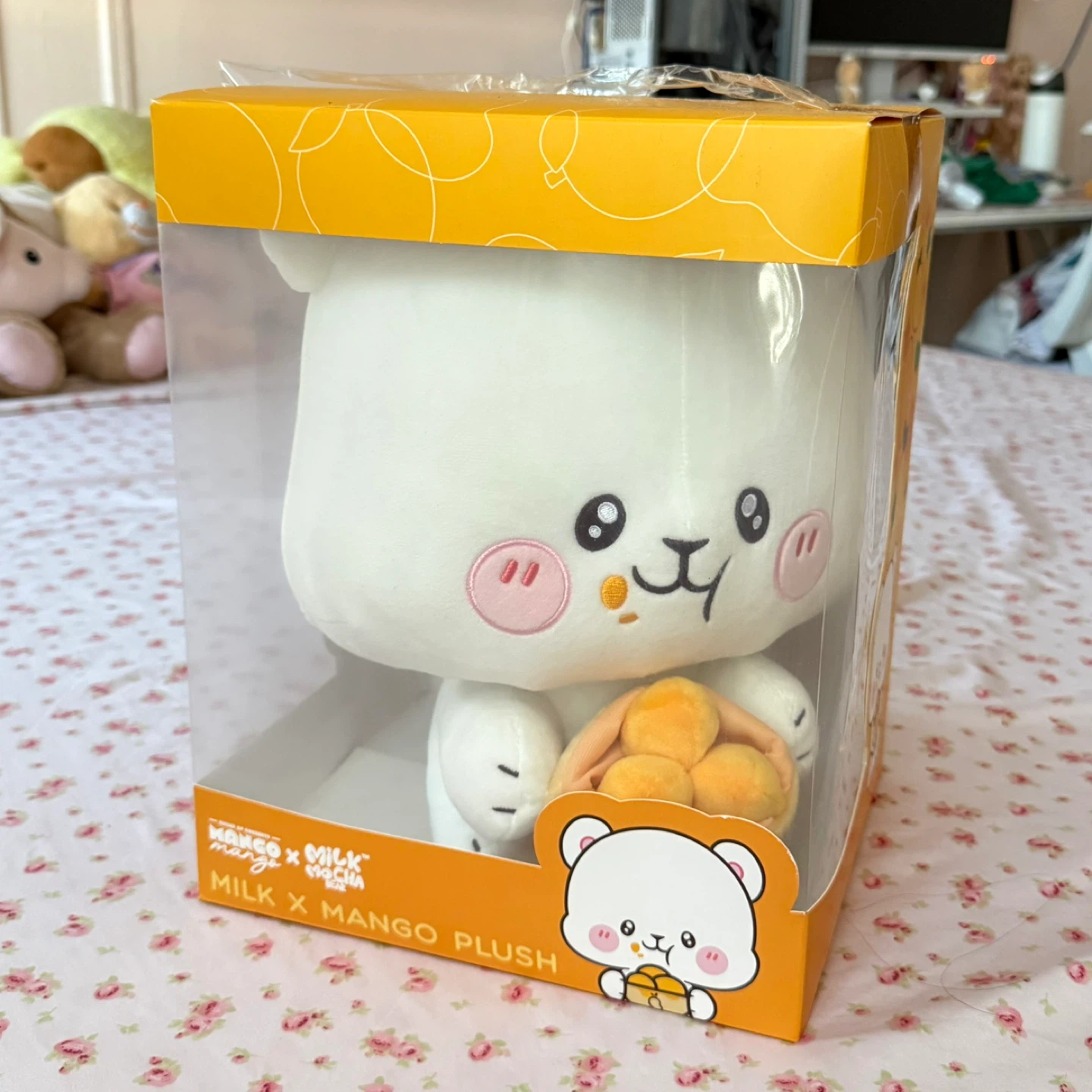 Milk Mocha Bear Milk x Mango Plush 12in