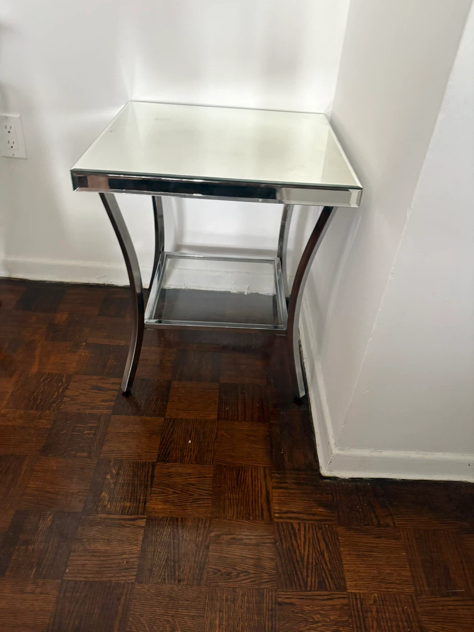Mirrored Side Table