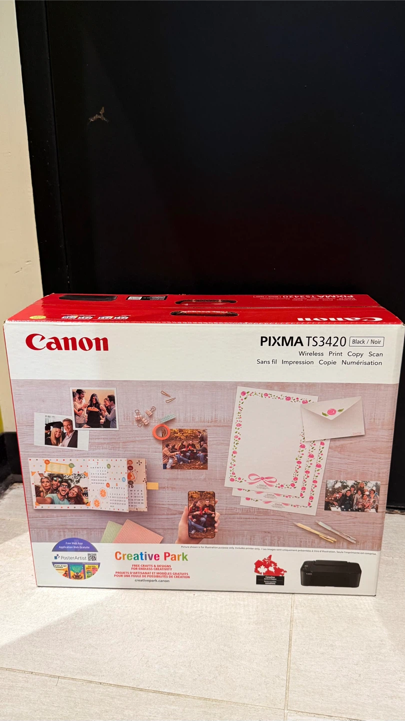 Brand New Canon PIXMA TS3420 Wireless Printer