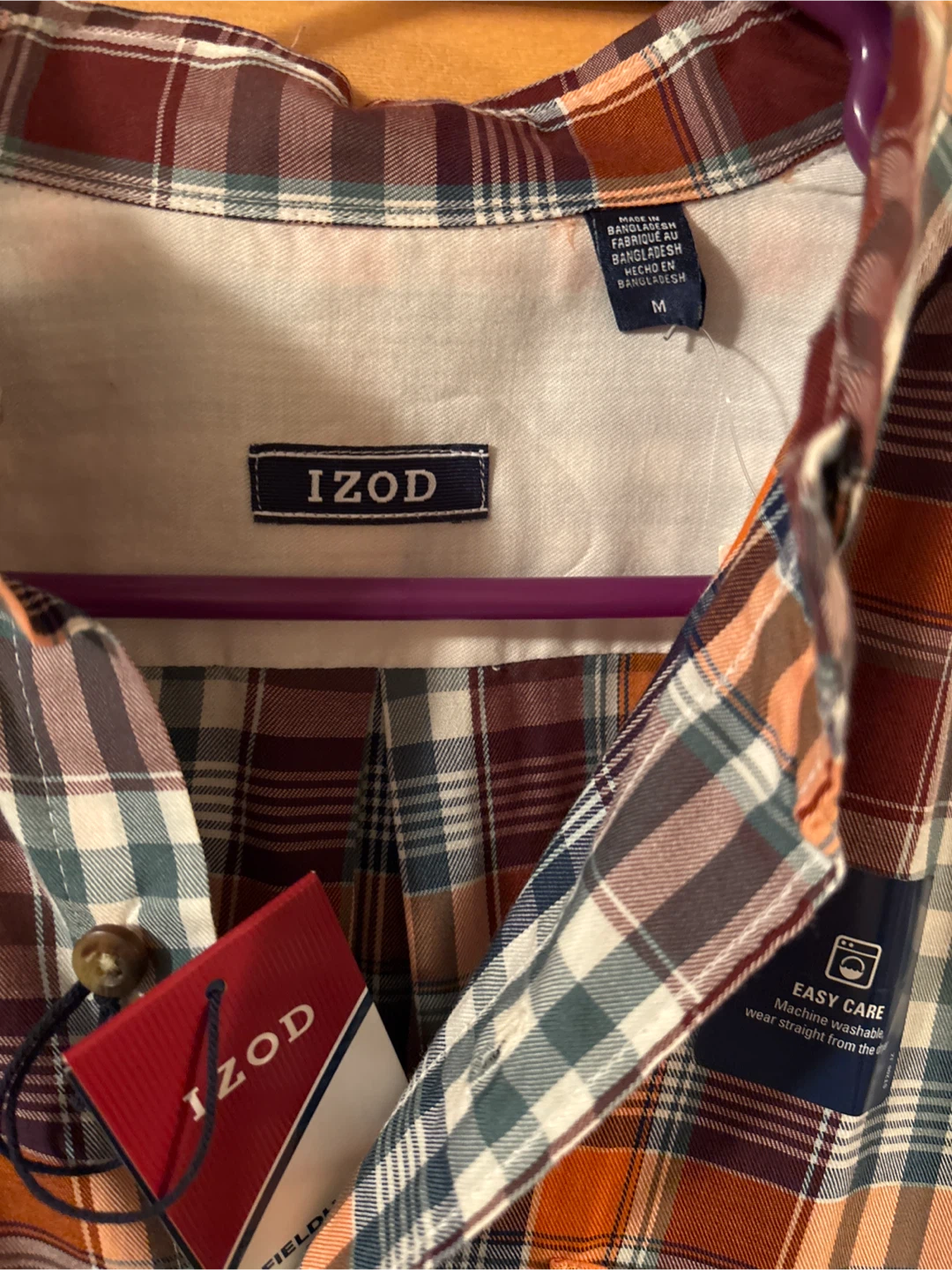 IZOD Men's Plaid Long Sleeve Shirt - photo 2