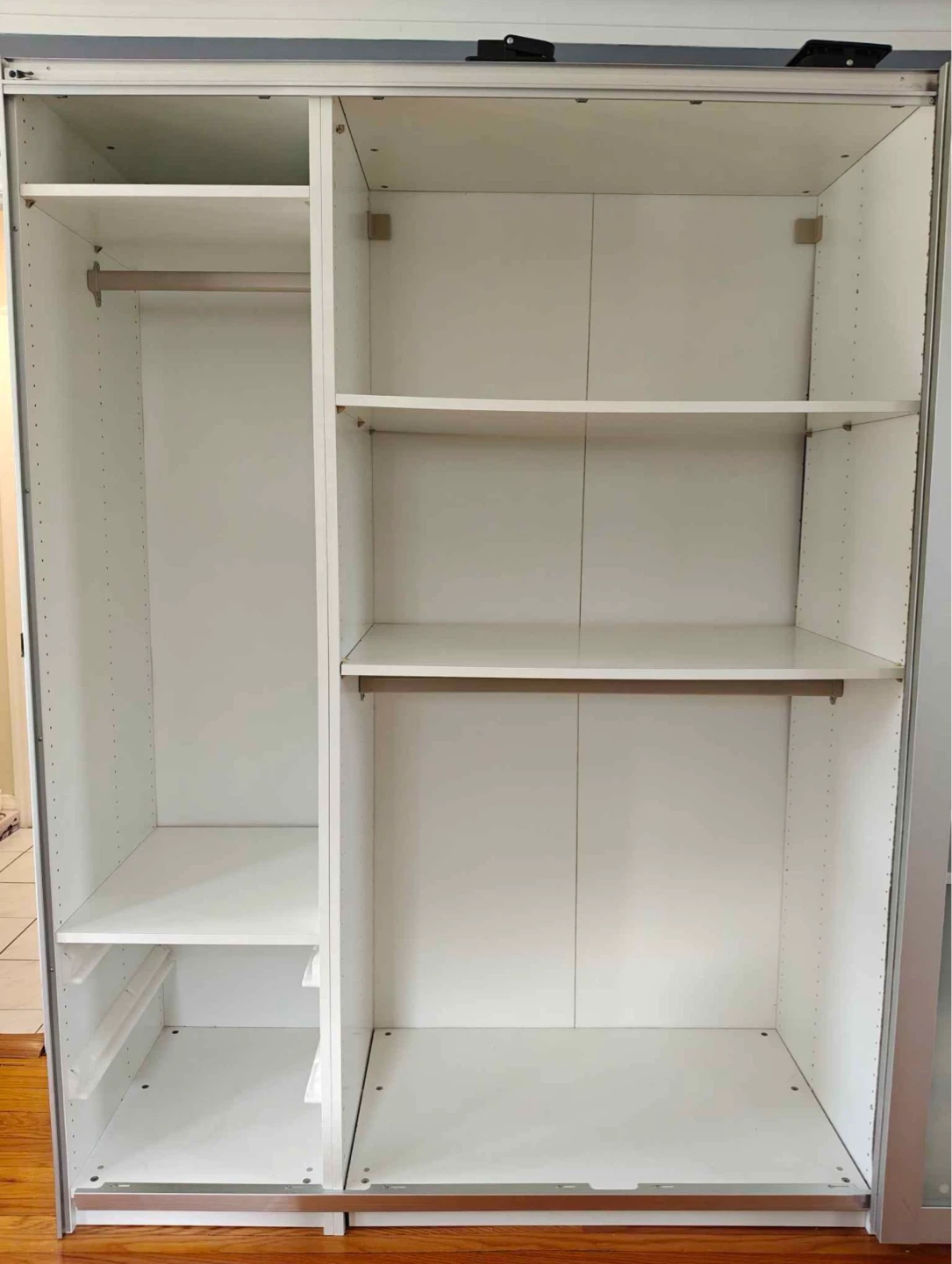 Large white IKEA PAX Wardrobe Sliding Door - photo 2