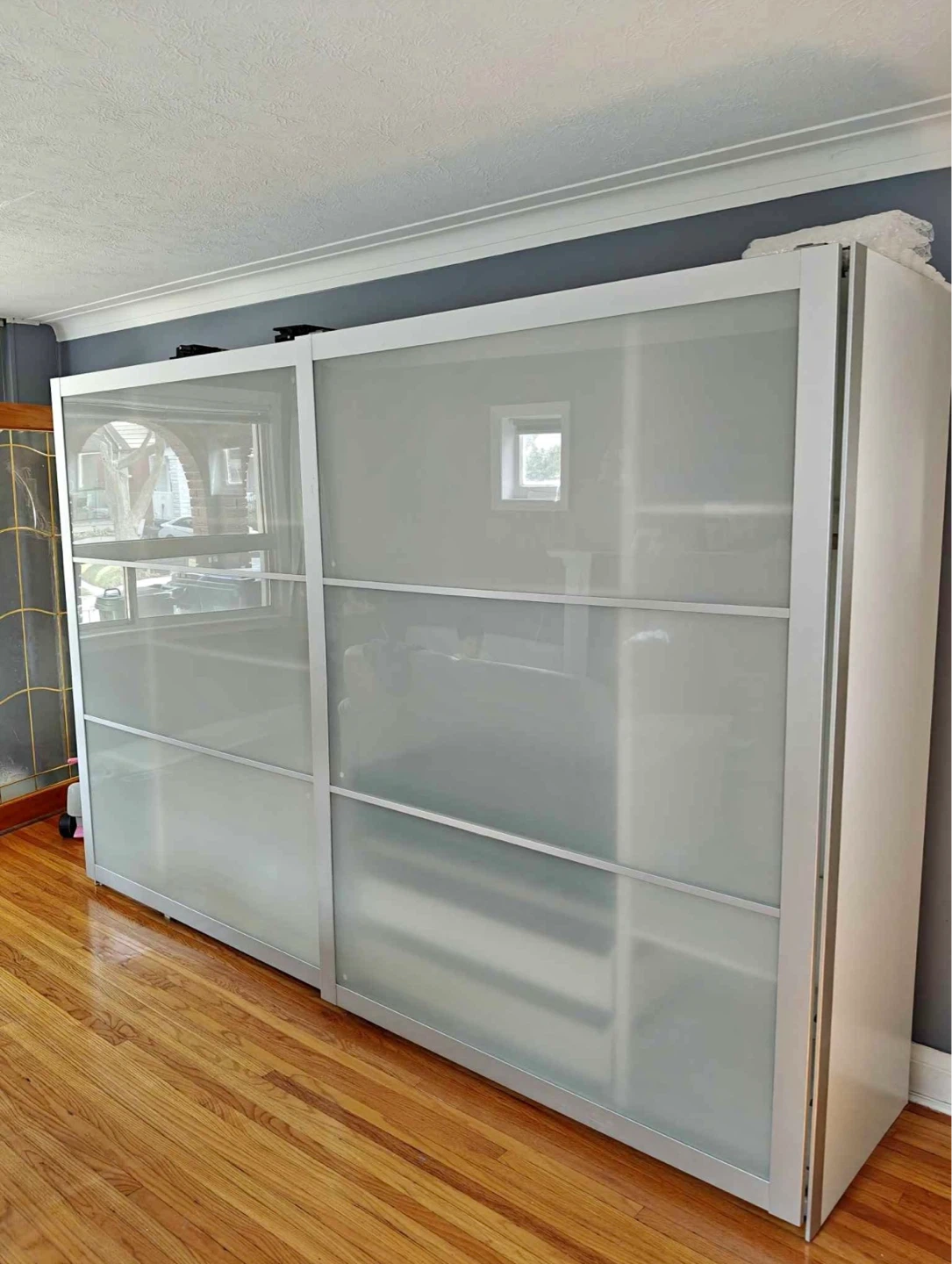 Large white IKEA PAX Wardrobe Sliding Door