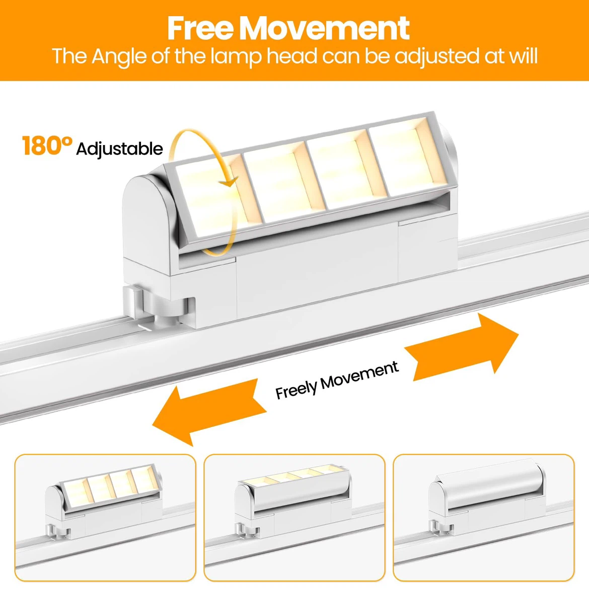 White Track Lighting Fixture - photo 2