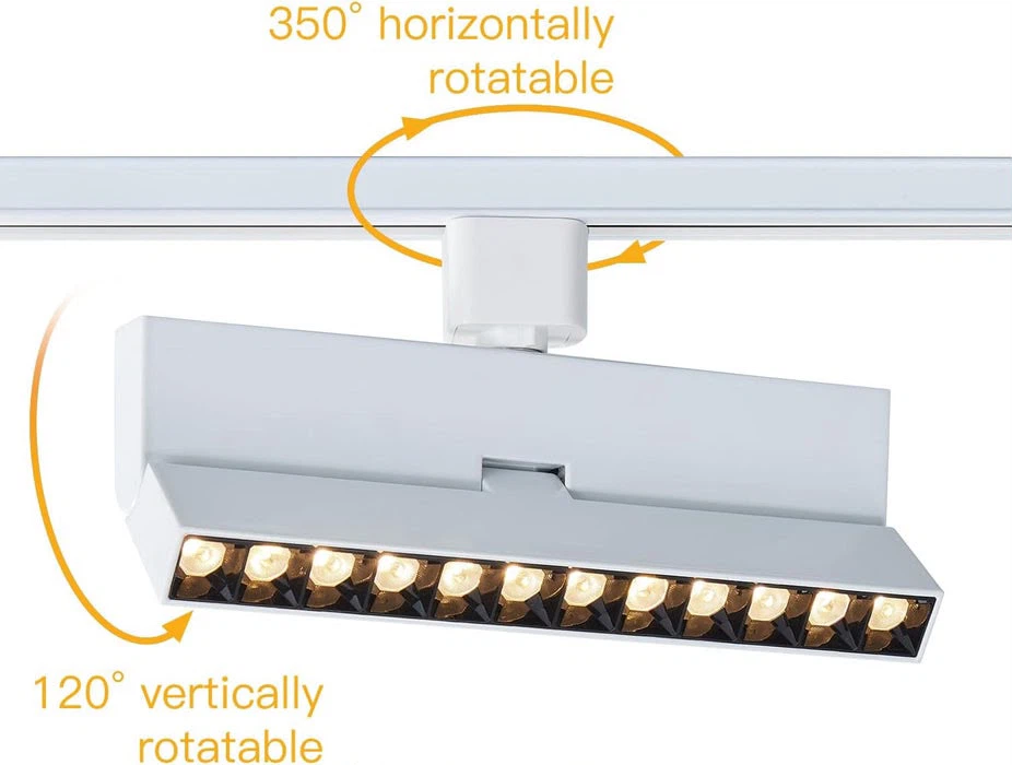 White Track Lighting Fixture - photo 3