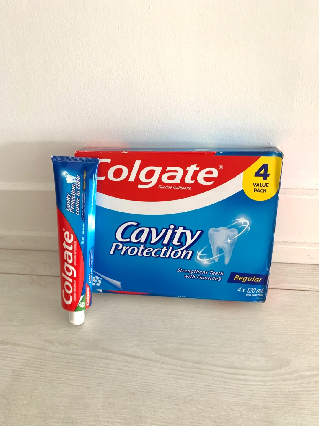 Move! Colgate Cavity Protection Toothpaste 4x 120ml Value Pack