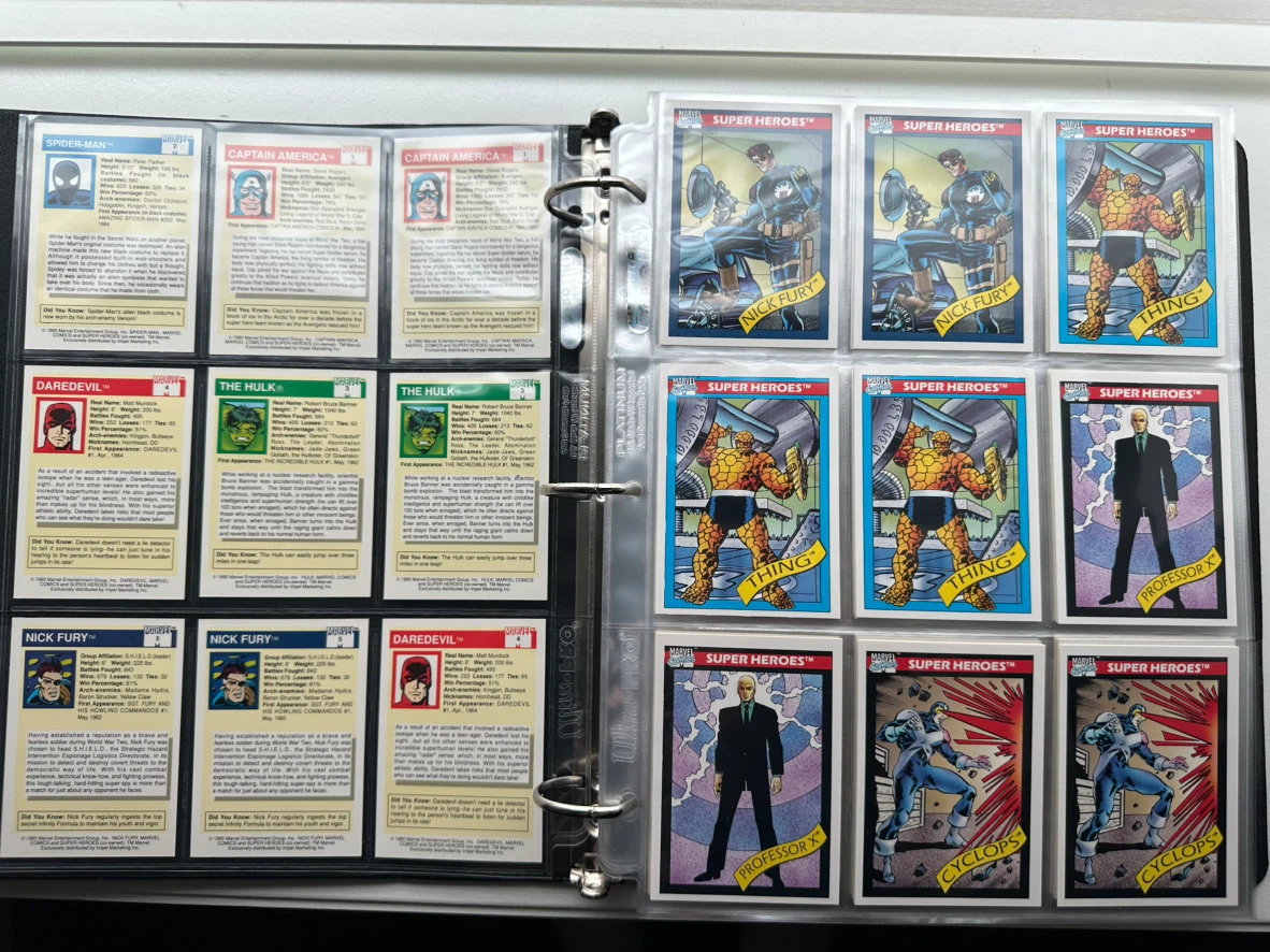 1990 Impel Marvel 400+ trading cards - photo 2