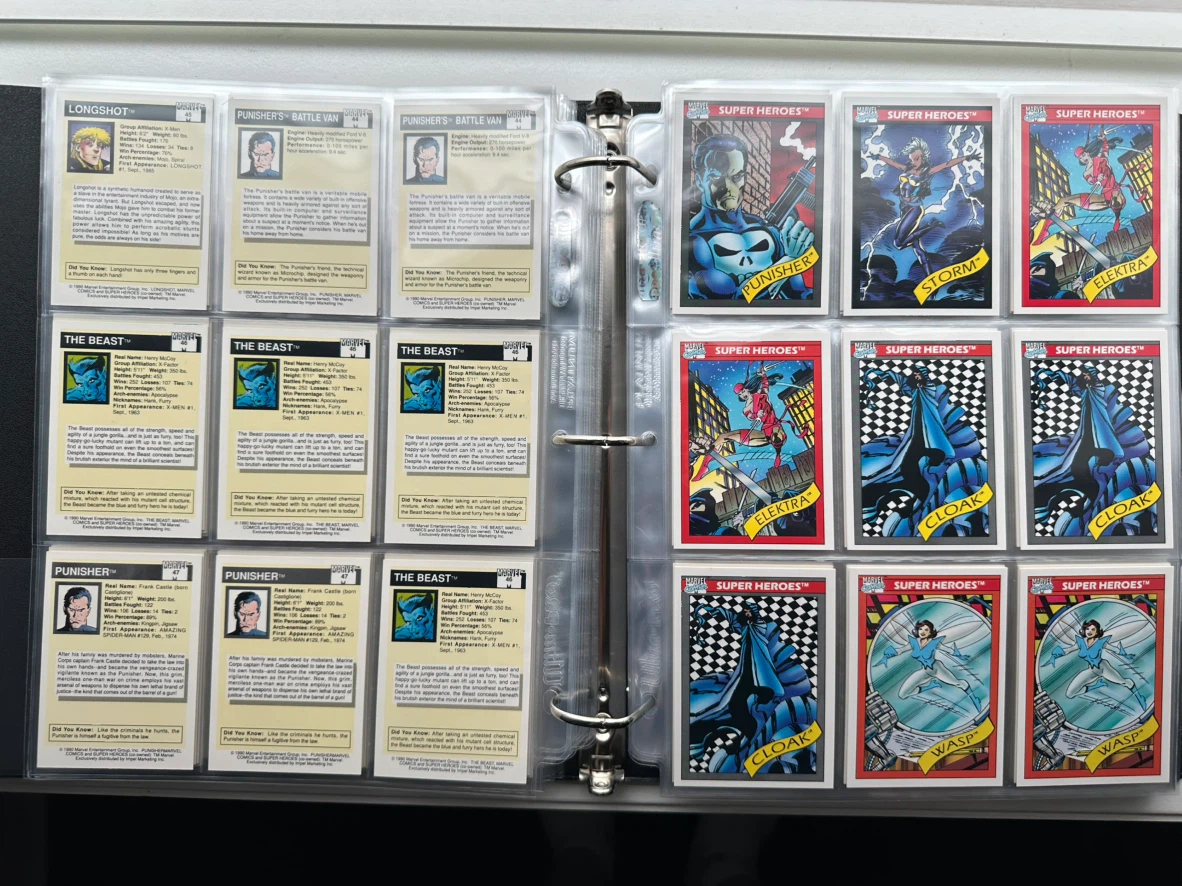 1990 Impel Marvel 400+ trading cards - photo 3