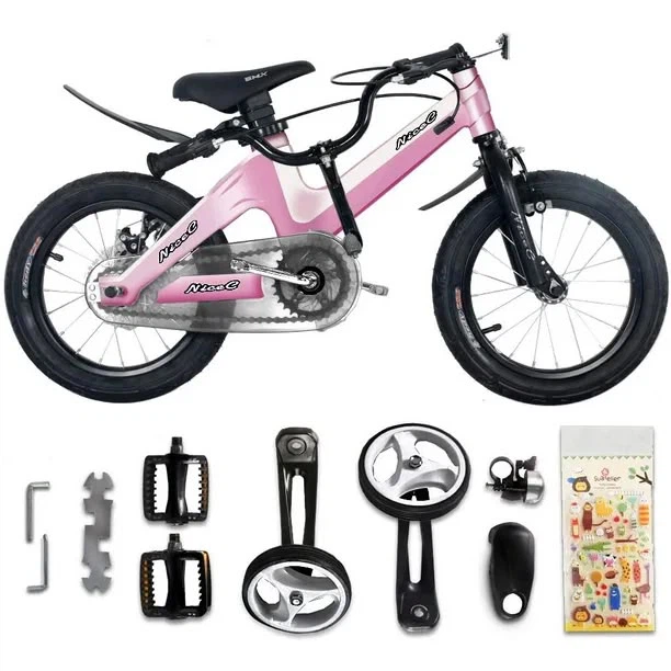 Pink Nice C 16 inch Kids Bike with Training Wheels