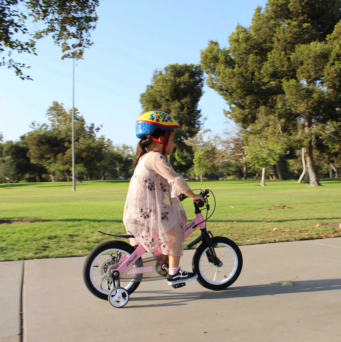 Pink Nice C 16 inch Kids Bike with Training Wheels - photo 3