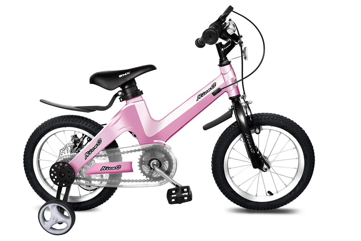 Pink Nice C 16 inch Kids Bike with Training Wheels - photo 4