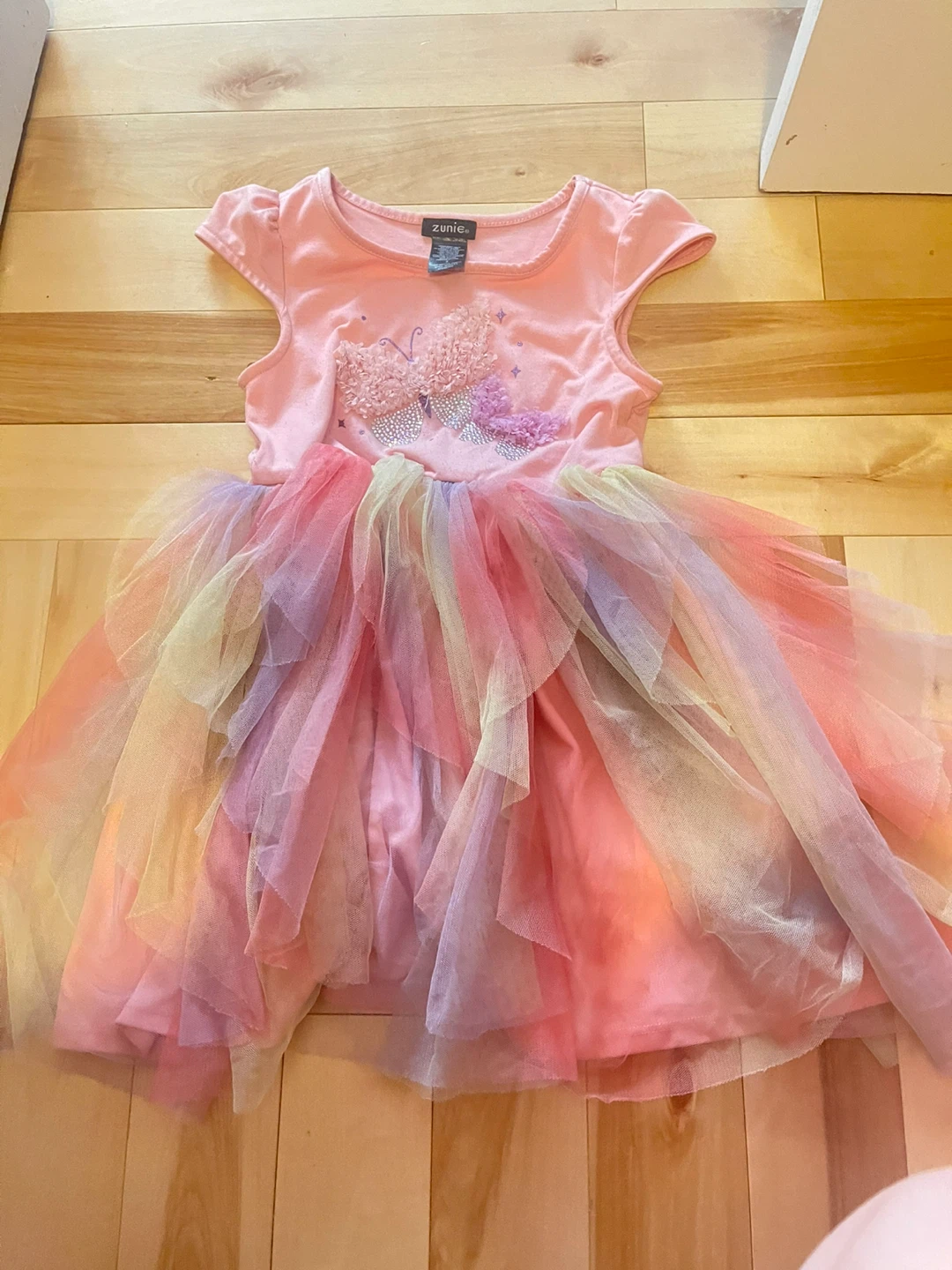 Girls Pink Unicorn Tutu Dress
