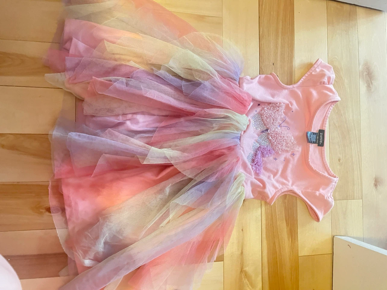 Girls Pink Unicorn Tutu Dress - photo 2