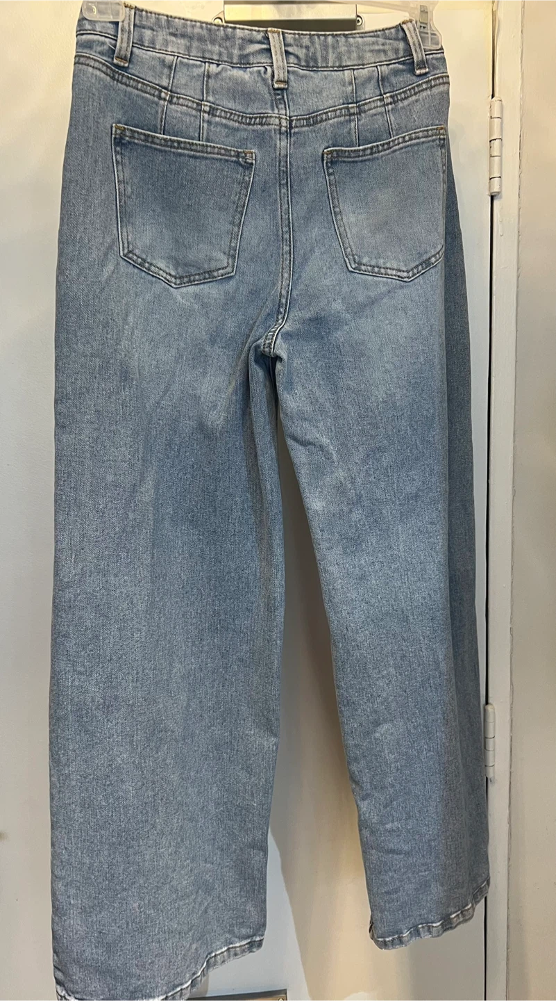 BCBG Generation Wide Leg Jeans 3/26 - photo 3