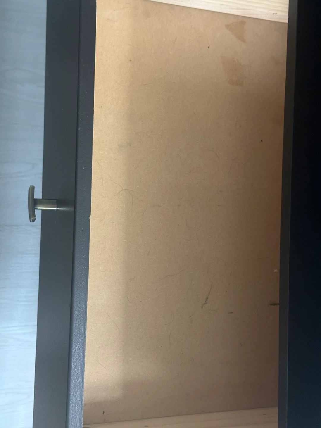 Black Modern Desk with Drawers - photo 4