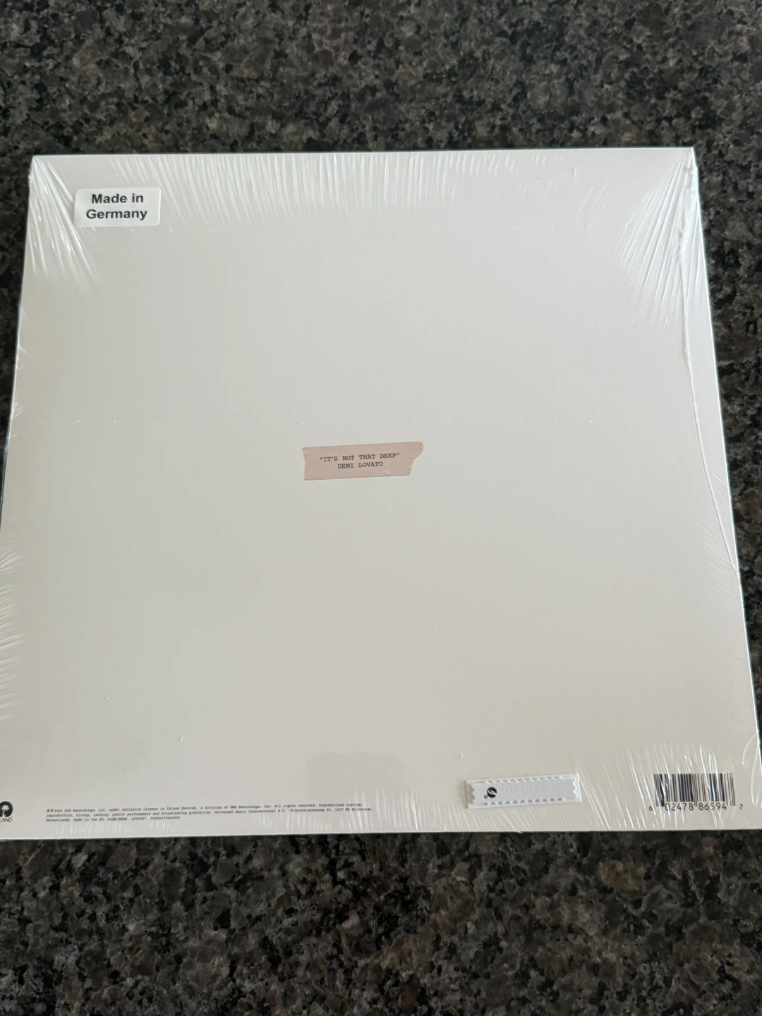 Geri Halliwell "It's Not That Deep" Vinyl Record - photo 2