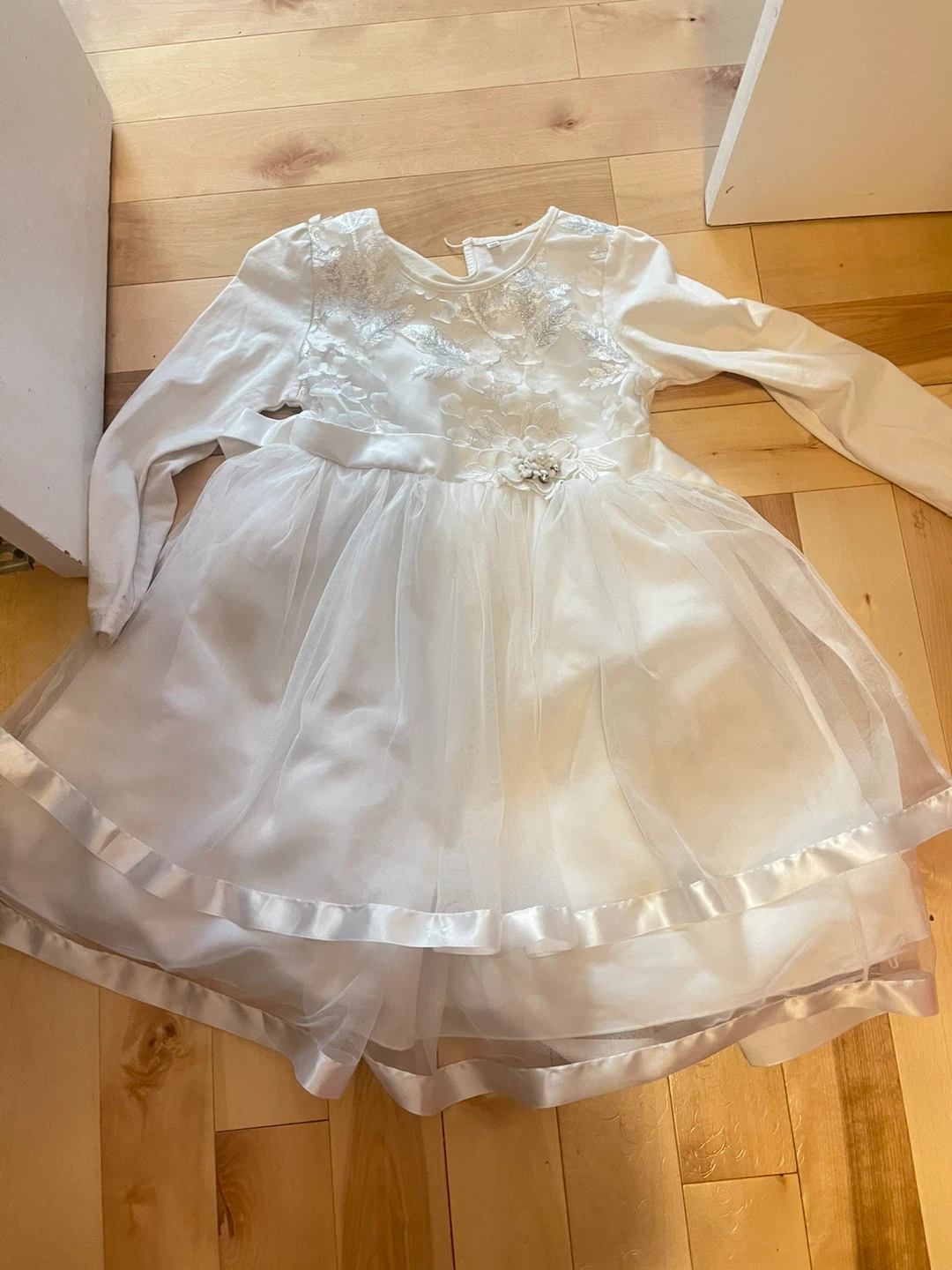White Flower Girl Dress
