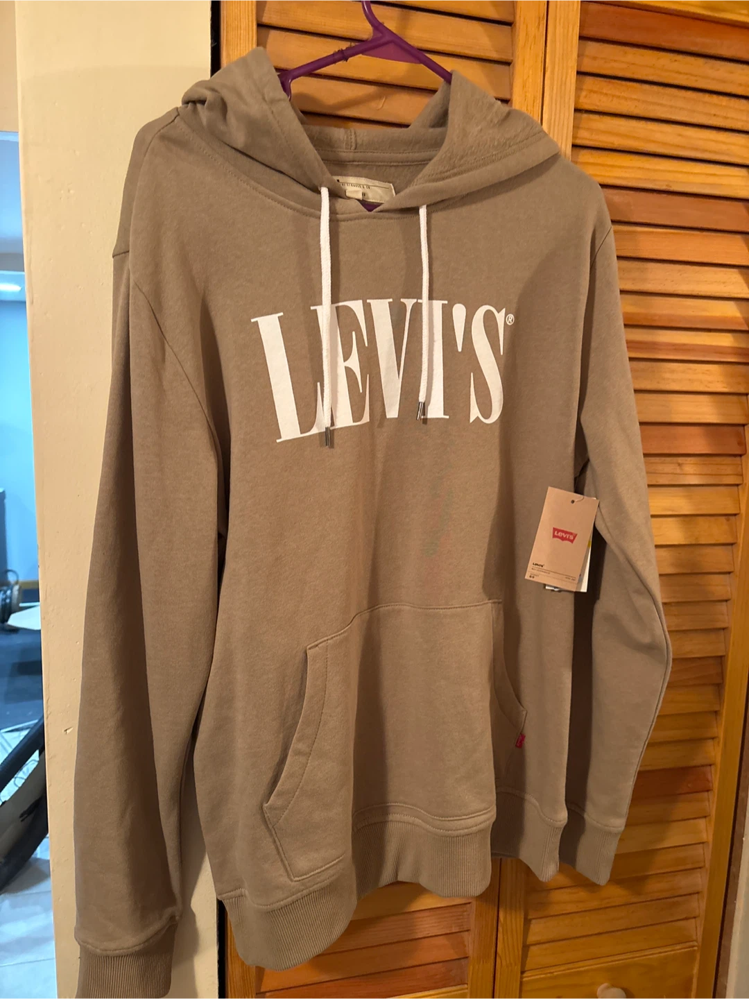 Levi's Hoodie - Men's Medium - Tan