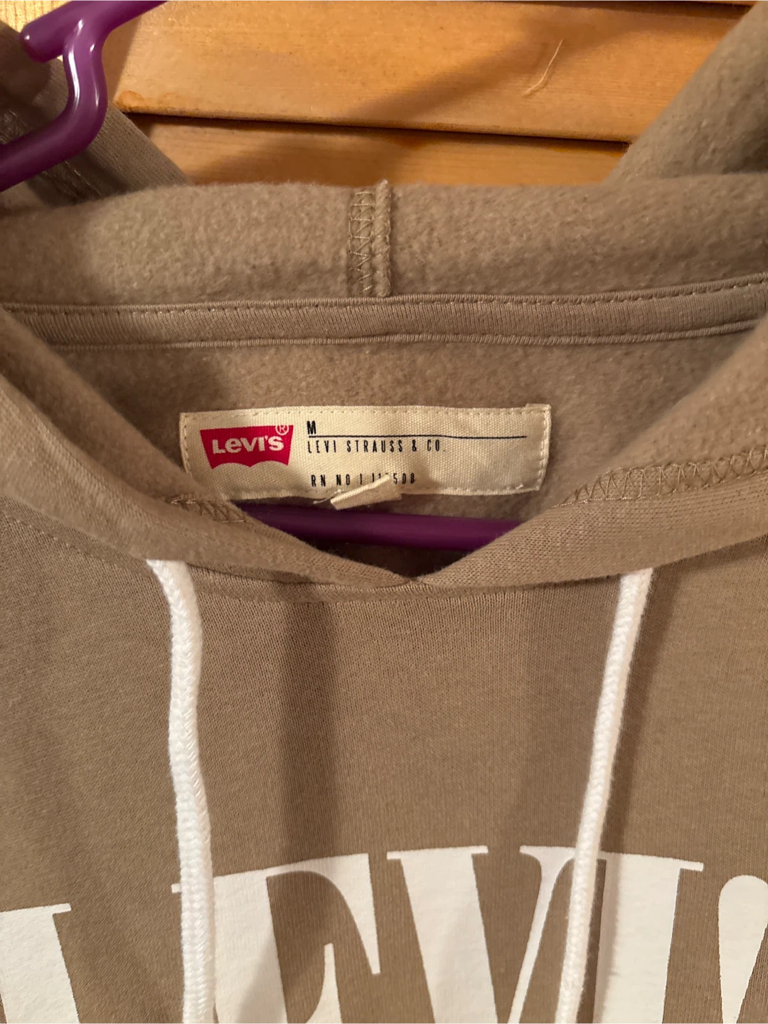 Levi's Hoodie - Men's Medium - Tan - photo 2