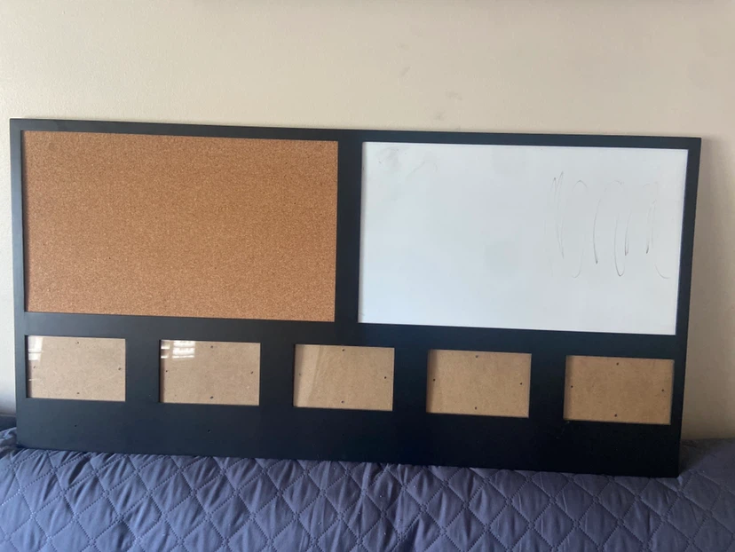 Photo Frame Cork Board and Whiteboard Combo - photo 2