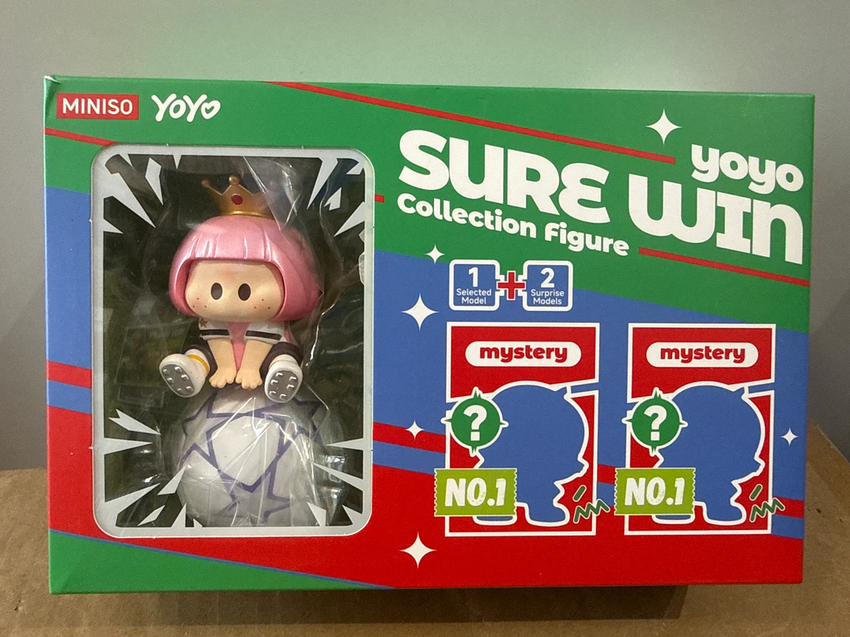 Miniso Yoyo Sure Win Collection Figure Mystery Box