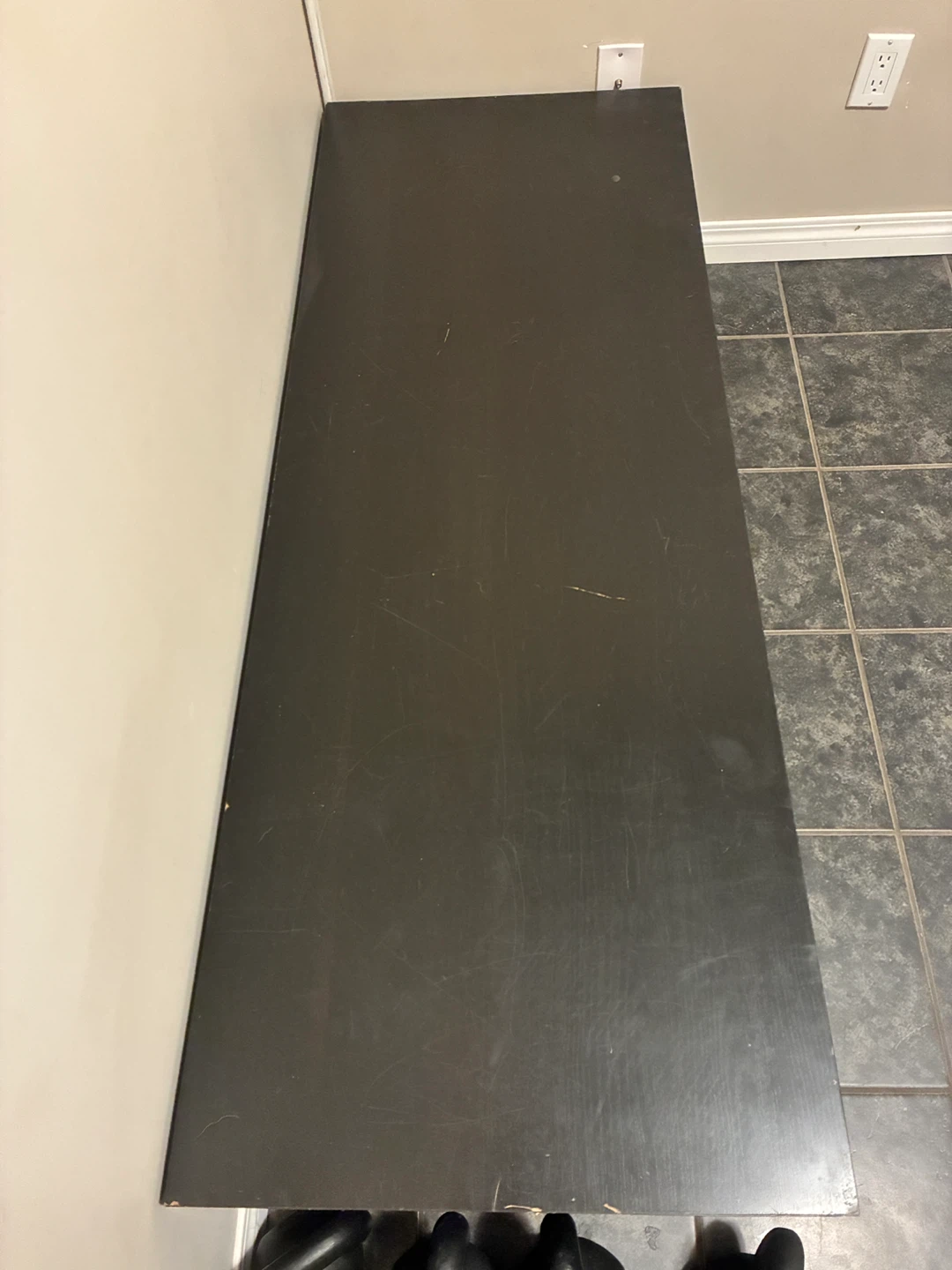 Dark coffee table