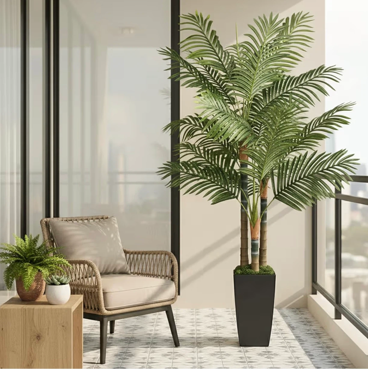 6ft Artificial Palm Tree - photo 5