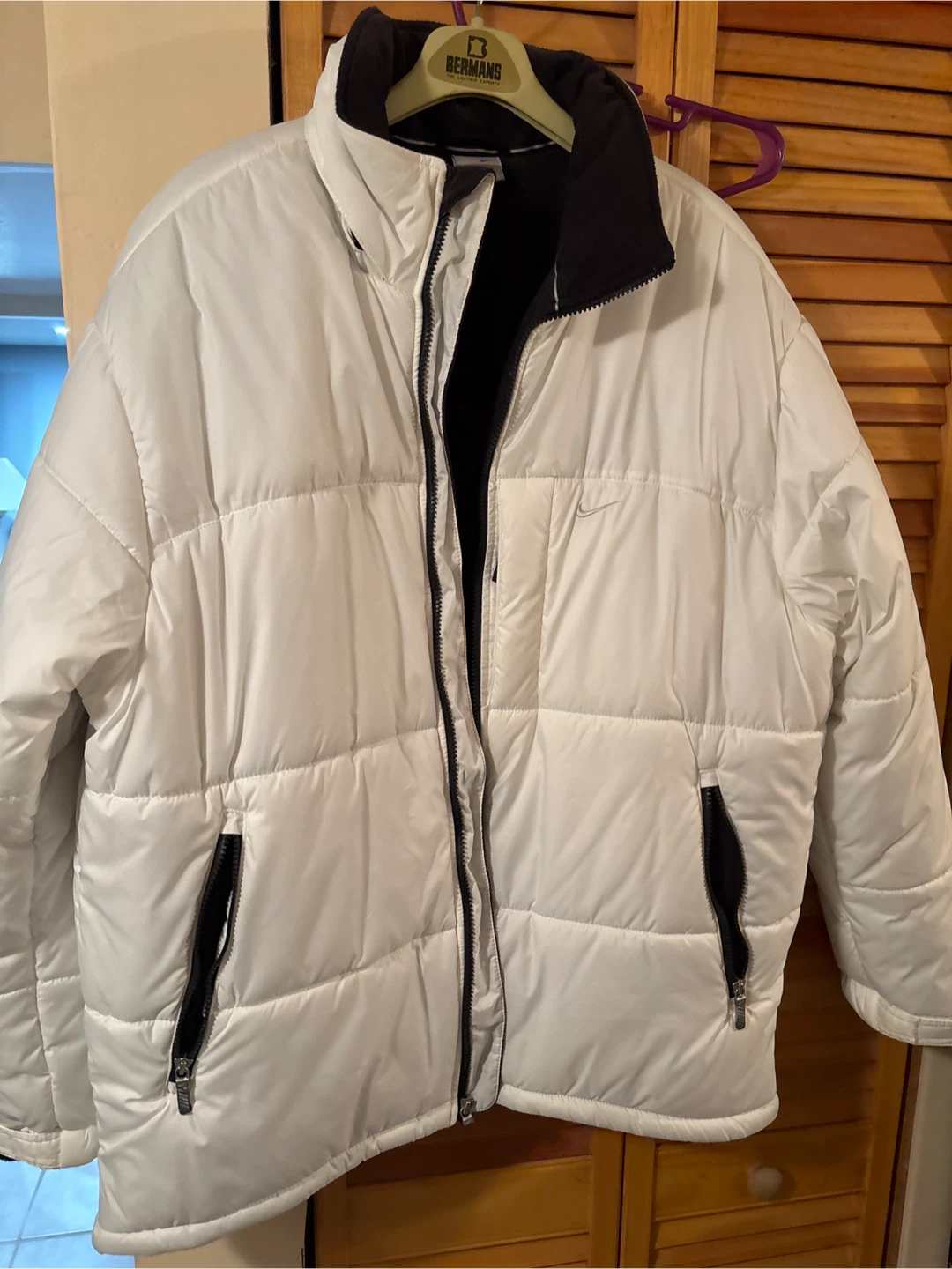 Nike White Puffer Jacket