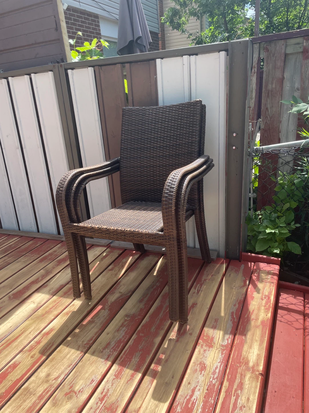 Outdoor patio table and chair - photo 2