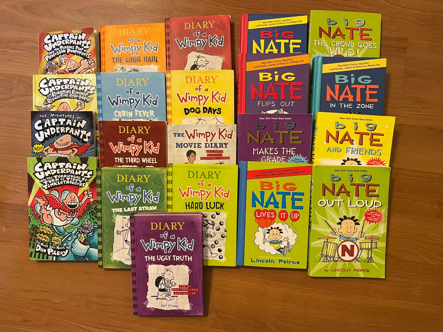Diary of a Wimpy Kid and Big Nate Books Collection
