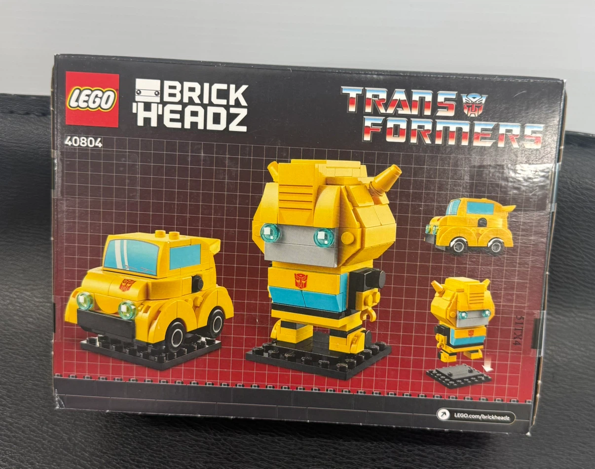 LEGO BrickHeadz Transformers Bumblebee Robot & Vehicle 40804