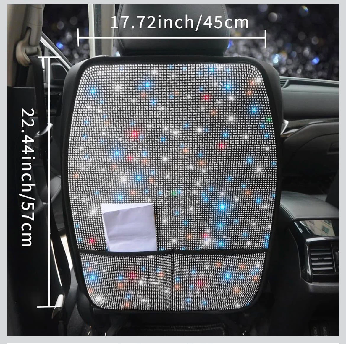 Sparkly Car Seat Back kick Protector