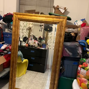 Ornate Gold Full Length Mirror