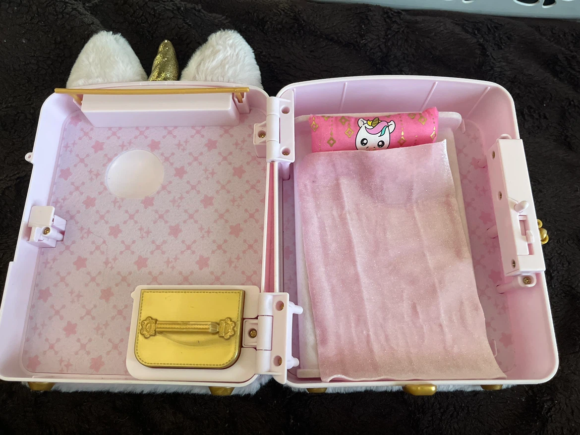 Pink Fluffy Unicorn Backpack Purse - photo 4